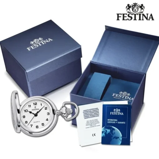 Festina Herrenuhr Edelstahl silber Festina Taschenuhr Taschenuhr UF2035/1