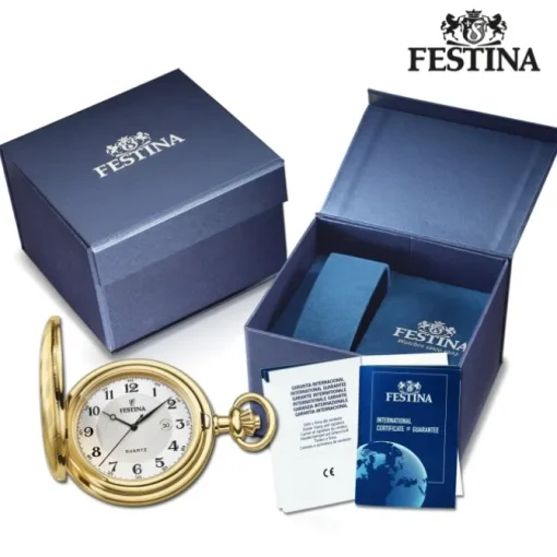Festina Herrenuhr Edelstahl gold Festina Taschenuhr Taschenuhr UF2036/1