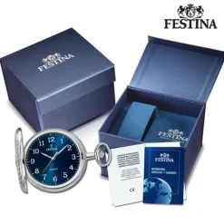 Festina Herrenuhr Edelstahl silber Festina Taschenuhr Taschenuhr UF2021/2