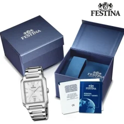 Festina Herrenuhr Edelstahl silber Festina Trend Armbanduhr UF20677/2