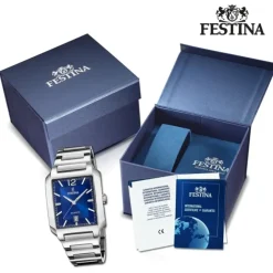 Festina Herrenuhr Edelstahl silber Festina Trend Armbanduhr UF20677/3