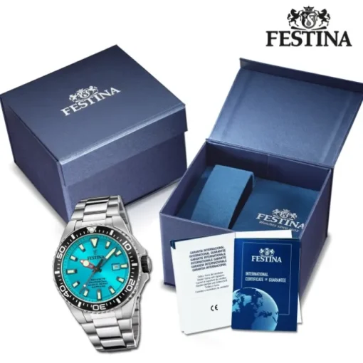 Festina Herrenuhr Edelstahl silber Festina The Originals Armbanduhr UF20663/5