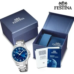 Festina Herrenuhr Edelstahl silber Festina Solar Energy Solaruhr UF20656/2