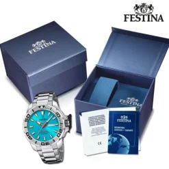 Festina Herrenuhr Edelstahl silber Festina The Originals Armbanduhr UF20665/6
