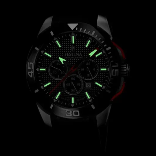 Festina Herrenuhr Kautschuk schwarz Festina Chrono Bike Armbanduhr UF20642/4
