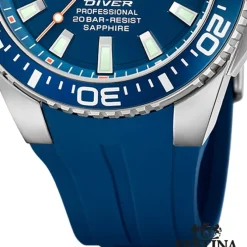 Festina Herrenuhr Kautschuk blau Festina The Originals Armbanduhr UF20664/1