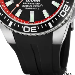 Festina Herrenuhr Kautschuk schwarz Festina The Originals Armbanduhr UF20664/3