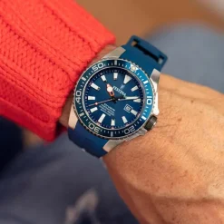 Festina Herrenuhr Kautschuk blau Festina The Originals Armbanduhr UF20664/1