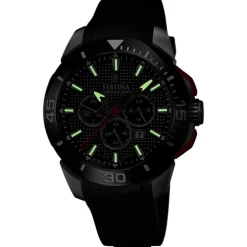 Festina Herrenuhr Kautschuk schwarz Festina Chrono Bike Armbanduhr UF20642/4