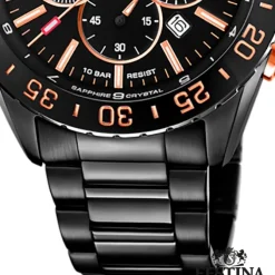 Festina Herrenuhr Keramik F20577/1 Armbanduhr Edelstahl blau UF20577/1