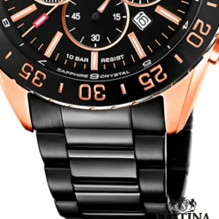 Festina Herrenuhr Keramik F20578/1 Armbanduhr Edelstahl schwarz UF20578/1