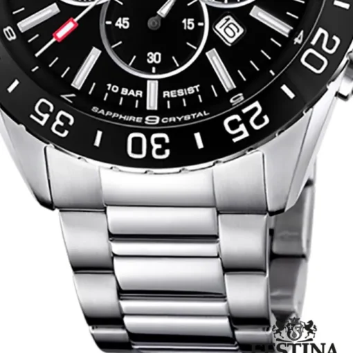 Festina Herrenuhr Keramik F20575/3 Armbanduhr Edelstahl silber UF20575/3