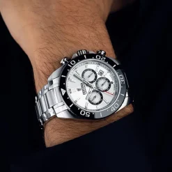 Festina Herrenuhr Keramik F20575/1 Armbanduhr Edelstahl silber UF20575/1