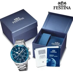 Festina Herrenuhr Keramik F20575/2 Armbanduhr Edelstahl silber UF20575/2