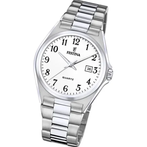 Festina Herrenuhr Klassik F20552/1 Armbanduhr Edelstahl silber UF20552/1