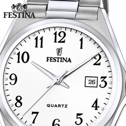 Festina Herrenuhr Klassik F20552/1 Armbanduhr Edelstahl silber UF20552/1
