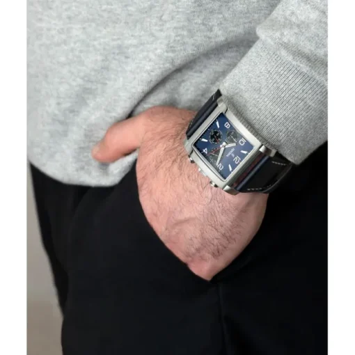 Festina Herrenuhr Leder blau Festina Timeless Chronograph Armbanduhr UF20653/1