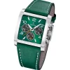 Festina Herrenuhr Leder grün Festina Timeless Chronograph Armbanduhr UF20653/2