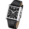 Festina Herrenuhr Leder schwarz Timeless Chronograph Armbanduhr UF20636/4