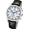 Festina Herrenuhr Leder schwarz Festina Swiss made Armbanduhr UF20041/1