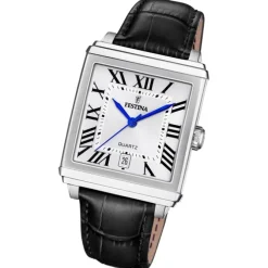 Festina Herrenuhr Leder schwarz Festina Trend Armbanduhr UF20681/1