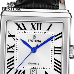 Festina Herrenuhr Leder schwarz Festina Trend Armbanduhr UF20681/1