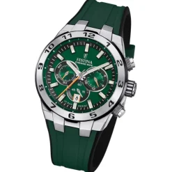 Festina Herrenuhr Silikon grün Festina Chrono Bike Armbanduhr UF20671/2