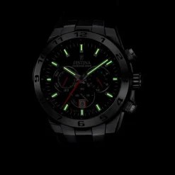 Festina Herrenuhr Silikon schwarz Festina Chrono Bike Armbanduhr UF20671/6