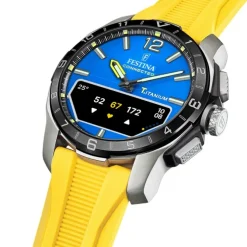 Festina Herrenuhr Silikon gelb Festina Connected Armbanduhr UF23000/8