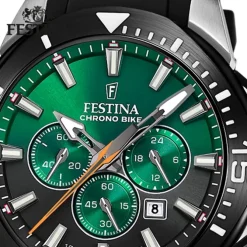 Festina Herrenuhr Silikon schwarz Festina Chrono bike Armbanduhr UF20642/C