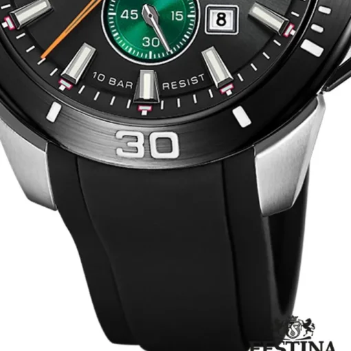 Festina Herrenuhr Silikon schwarz Festina Chrono bike Armbanduhr UF20642/C