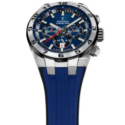 Festina Herrenuhr Silikon blau Festina Chrono Bike Armbanduhr UF20671/1