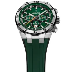 Festina Herrenuhr Silikon grün Festina Chrono Bike Armbanduhr UF20671/2