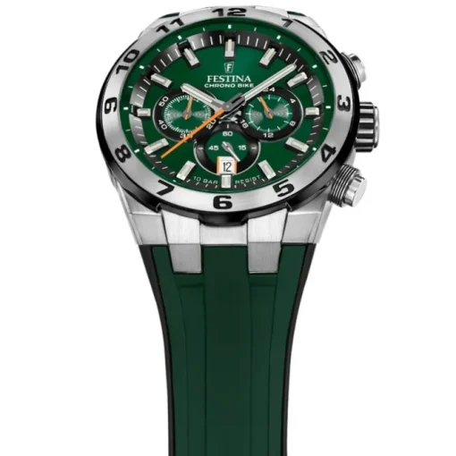 Festina Herrenuhr Silikon grün Festina Chrono Bike Armbanduhr UF20671/2