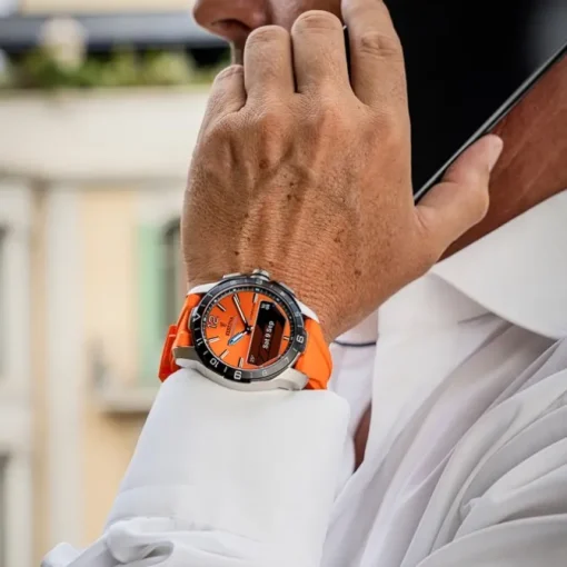 Festina Herrenuhr Silikon orange Festina Connected Armbanduhr UF23000/7
