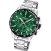 Festina Herrenuhr Timeless Chronograph Armbanduhr Edelstahl silber UF20560/4