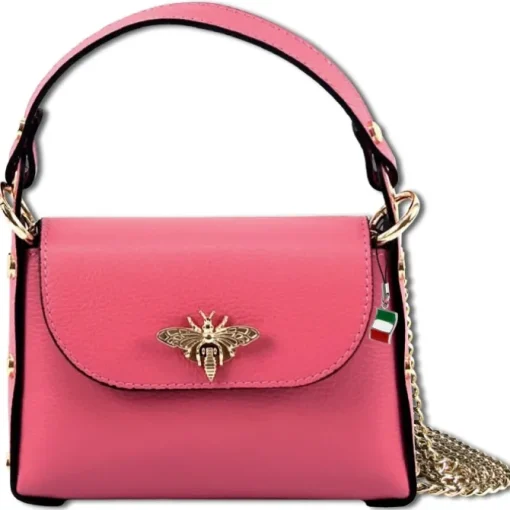 Florence Biene Damen Handtasche Echtleder coralle OTF817E