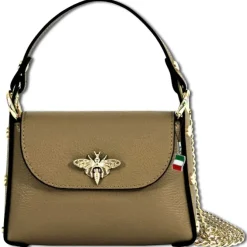 Florence Biene Damen Handtasche Echtleder taupe OTF831N2