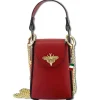 Florence Biene Damen Handtasche Echtleder rot OTF813R