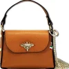 Florence Biene Damen Handtasche Echtleder tan hellbraun OTF831C5