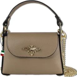 Florence Biene Damen Handtasche Echtleder taupe OTF817C