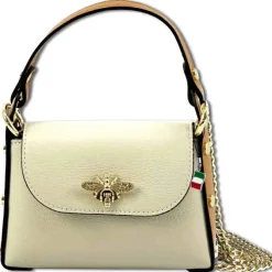 Florence Biene Damen Handtasche Echtleder beige/tan OTF831IC