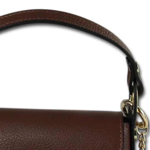 Florence Biene Damen Handtasche Echtleder dunkelbraun OTF817N