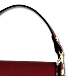 Florence Biene Damen Handtasche Echtleder dunkelrot OTF817D