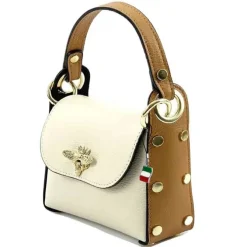 Florence Biene Damen Handtasche Echtleder beige/tan OTF831IC