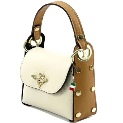Florence Biene Damen Handtasche Echtleder beige/tan OTF831IC