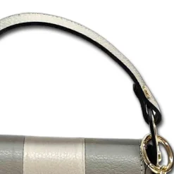 Florence Biene Damen Handtasche Echtleder grau/hellgrau OTF833KK