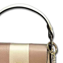 Florence Biene Damen Handtasche Echtleder beige/rosa OTF833IA