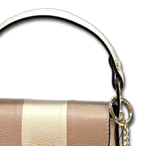 Florence Biene Damen Handtasche Echtleder beige/rosa OTF833IA