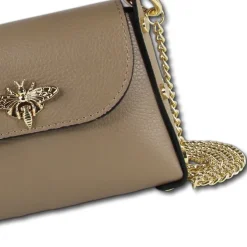Florence Biene Damen Handtasche Echtleder taupe OTF817C